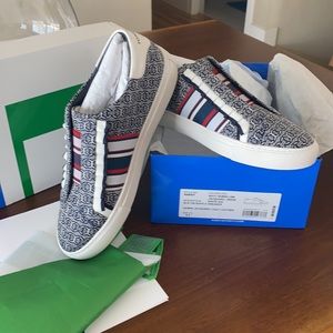 Tory Sport Ruffle SlipOn Sneakers Navy Gemini Link